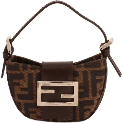 Pre-owned Canvas fendi-bags , female, Sizes: ONE SIZE - Fendi Vintage - Modalova