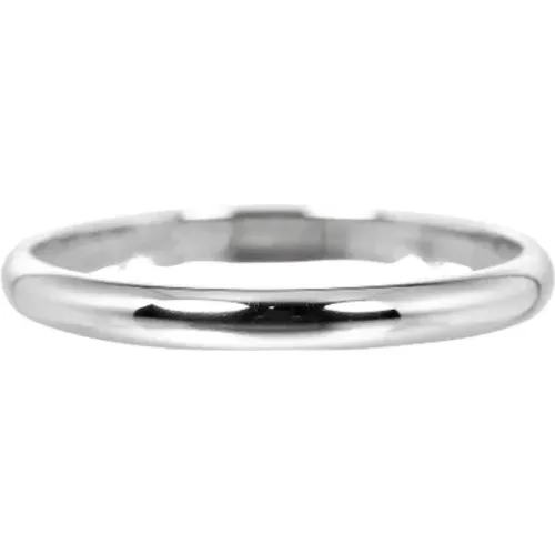 Pre-owned Jewellery, female, , Size: ONE SIZE Pre-owned Platinum rings - Cartier Vintage - Modalova