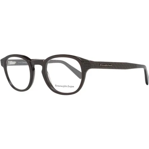 Glasses, male, , Size: ONE SIZE Plastic Optical Frames with Spring Hinge - Ermenegildo Zegna - Modalova