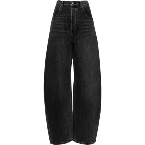 Wide-Leg Denim Jeans , female, Sizes: W26, W27, W28, W29 - alexander wang - Modalova