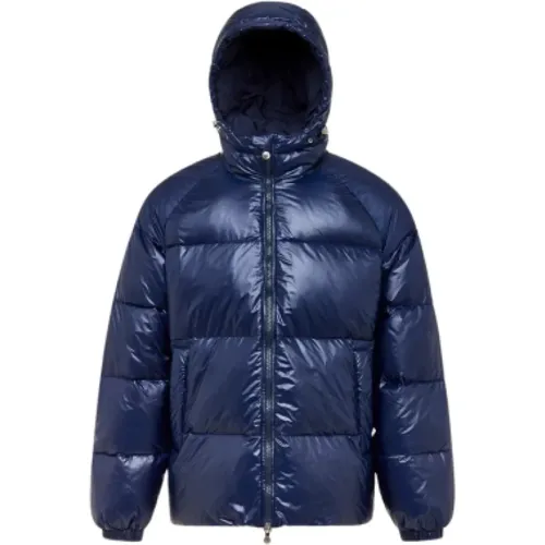 Glänzende Daunenjacke mit Kapuze , Herren, Größe: S - Pyrenex - Modalova