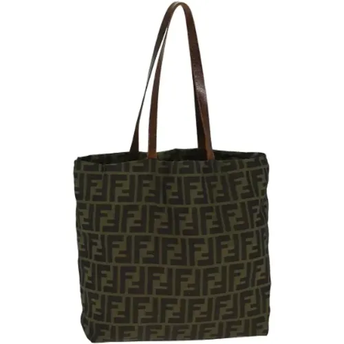 Pre-owned Tote Bags, female, , Size: ONE SIZE Pre-owned Canvas totes - Fendi Vintage - Modalova