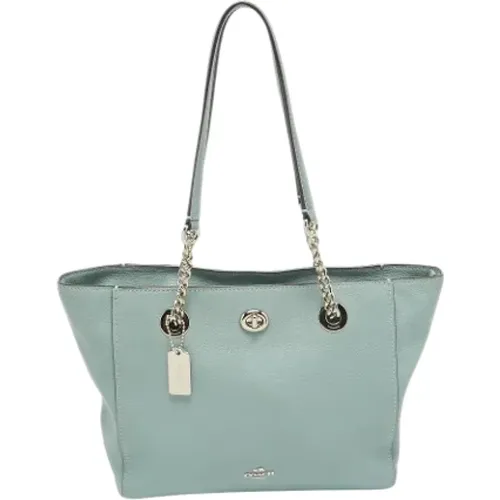 Pre-owned Tote Bags, female, , Size: ONE SIZE Pre-owned Leather shoulder-bags - Coach Pre-owned - Modalova