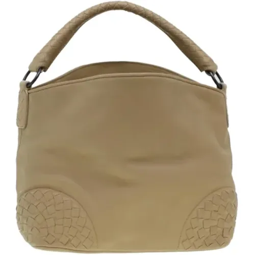 Pre-owned Leather shoulder-bags , female, Sizes: ONE SIZE - Bottega Veneta Vintage - Modalova