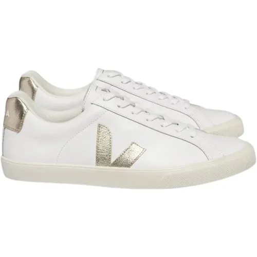 Leather Sneakers with ChromeFree Leather Panels , female, Sizes: 5 UK, 6 UK, 7 UK, 3 UK - Veja - Modalova