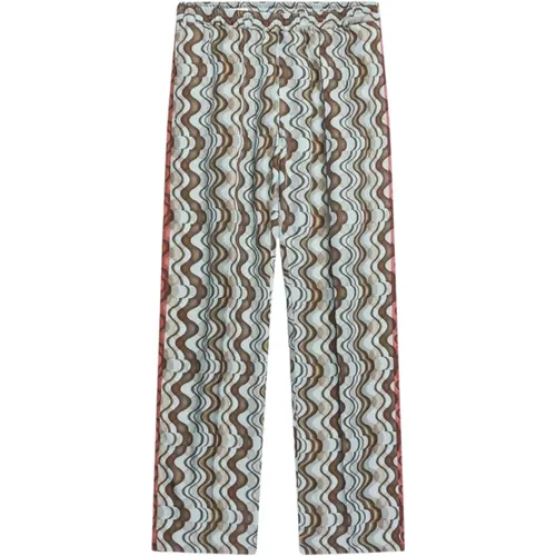 Straight Trousers, male, , Size: M Wide Trousers Parkino Pants - Dries Van Noten - Modalova