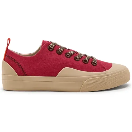 Canvas-Sneaker mit Spaßigen Details , Damen, Größe: 39 EU - MALIPARMI - Modalova