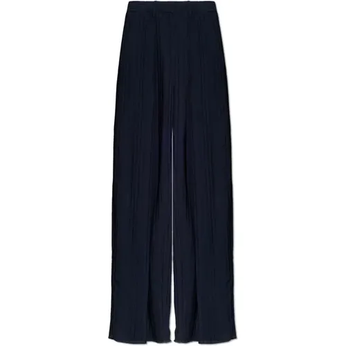 Wide Trousers, female, , Size: 2XS Pleated Trousers - Victoria Beckham - Modalova