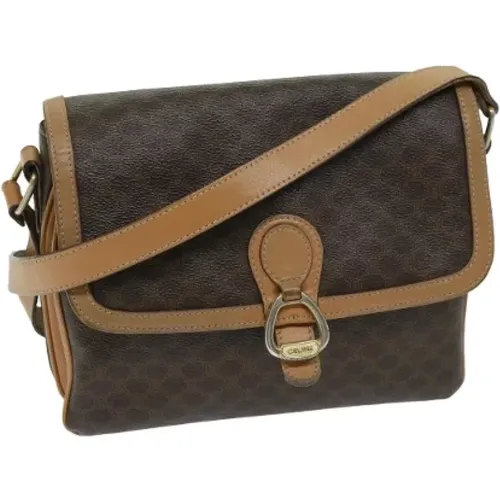 Pre-owned Cross Body Bags, female, , Size: ONE SIZE Pre-owned Canvas celine-bags - Celine Vintage - Modalova