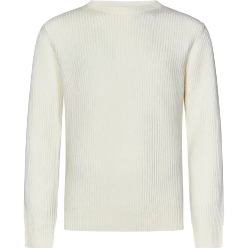 Weiße Wollkaschmir Pullover , Herren, Größe: M - Herno - Modalova