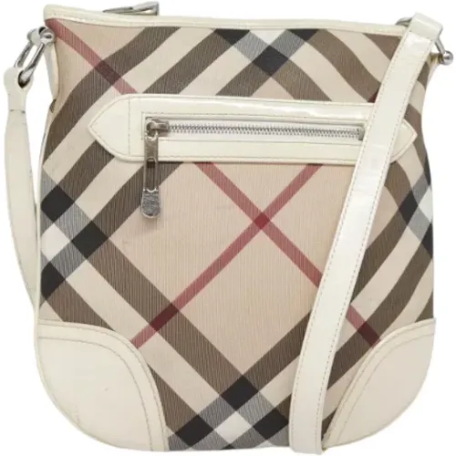 Pre-owned Cross Body Bags, female, , Size: ONE SIZE Pre-owned Canvas shoulder-bags - Burberry Vintage - Modalova