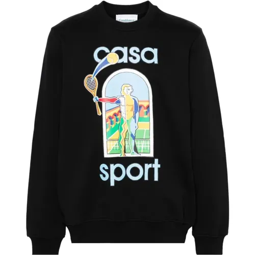 Sweaters , male, Sizes: L, M - Casablanca - Modalova