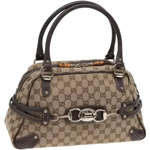 Pre-owned Canvas gucci-bags , female, Sizes: ONE SIZE - Gucci Vintage - Modalova