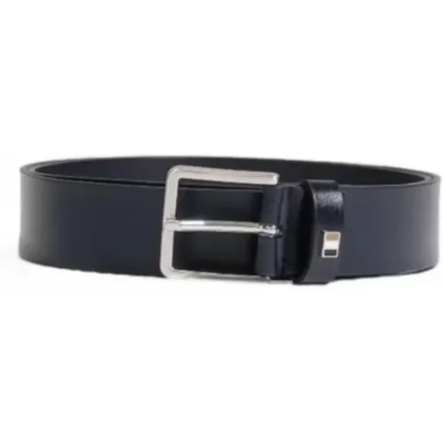 Belts, male, , Size: 100 CM Leather Belt Mens Collection - Hugo Boss - Modalova