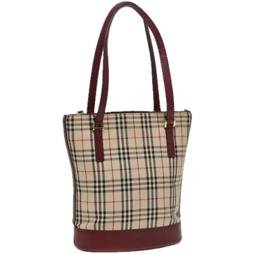 Pre-owned Tote Bags, female, , Size: ONE SIZE Pre-owned Canvas totes - Burberry Vintage - Modalova