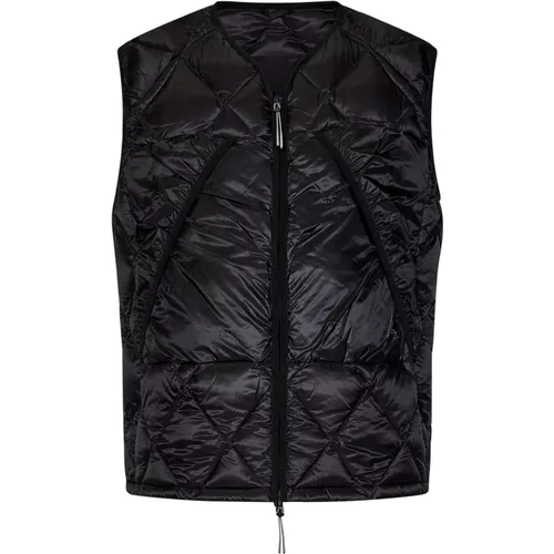 Vests, male, , Size: S Quilted Sleeveless Down Jacket - ROA - Modalova