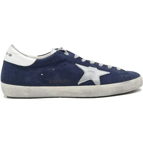 Navy Superstar Sneakers - Golden Goose - Modalova