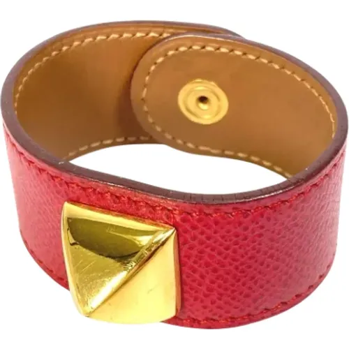 Pre-owned Leather bracelets , female, Sizes: ONE SIZE - Hermès Vintage - Modalova