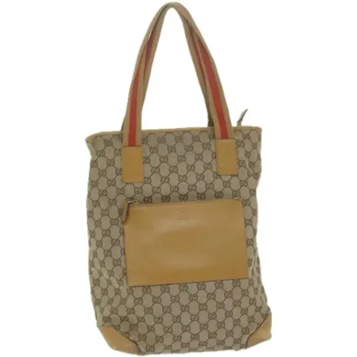 Pre-owned Tote Bags, female, , Size: ONE SIZE Pre-owned Canvas totes - Gucci Vintage - Modalova