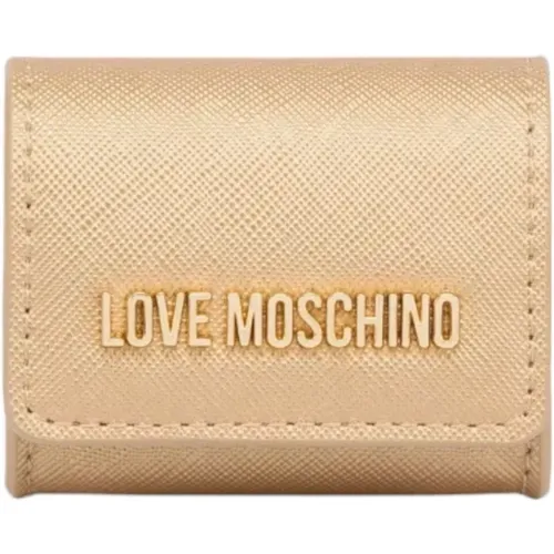 Keyrings, female, , Size: ONE SIZE Women's Keychain, Synthetic Leather, Stylish Model - Love Moschino - Modalova