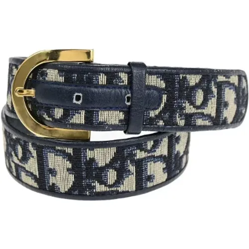 Pre-owned Belts, female, , Size: ONE SIZE Pre-owned Canvas belts - Dior Vintage - Modalova