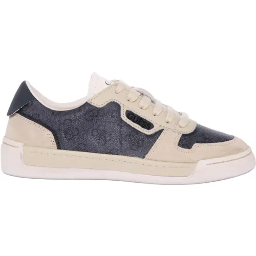 G Lace-up Sneakers in Grey , male, Sizes: 9 UK, 10 UK - Guess - Modalova