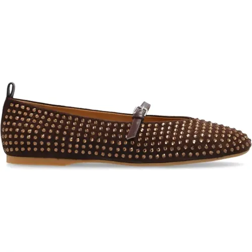 Leder Mary Jane Ballet Flats , Damen, Größe: 37 EU - JW Anderson - Modalova