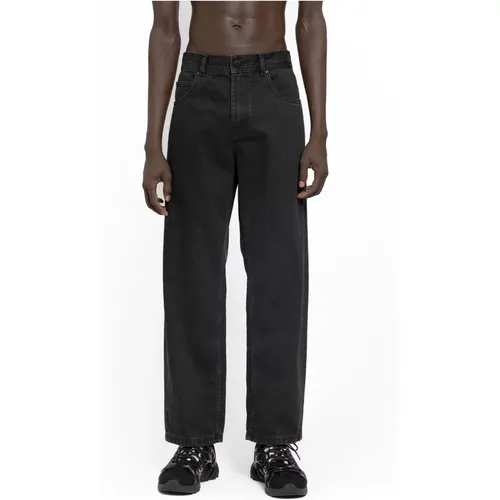 Schwarze Jeans mit niedriger Taille , Herren, Größe: S - 44 Label Group - Modalova