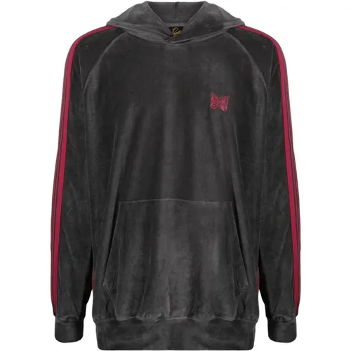 Schmetterlingsdruck Hoodie , Herren, Größe: M - Needles - Modalova