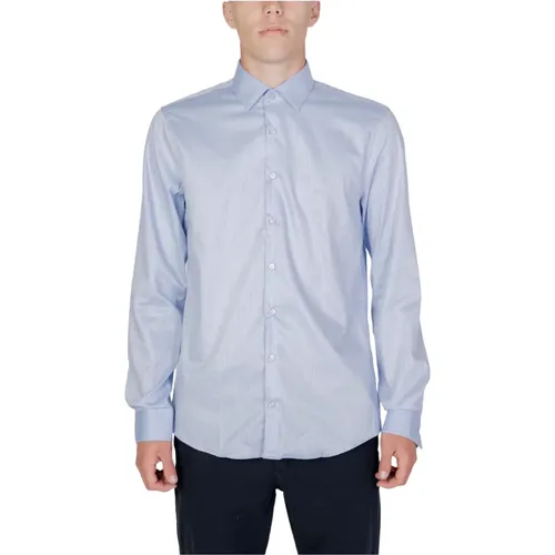 Stretch Collar Shirt , male, Sizes: 2XL - Calvin Klein - Modalova