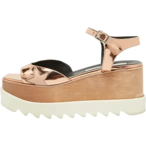 Pre-owned Fabric sandals , female, Sizes: 4 1/2 UK - Stella McCartney Pre-owned - Modalova