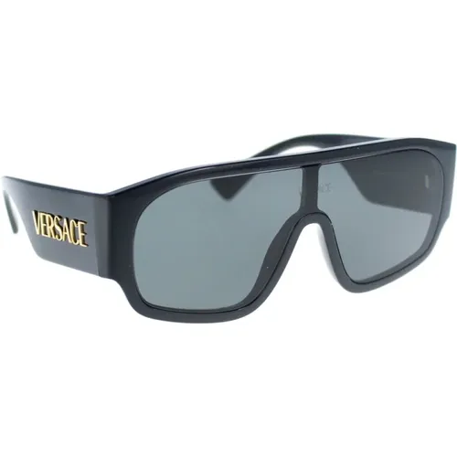 Iconic Sunglasses with Uniform Lenses , unisex, Sizes: ONE SIZE - Versace - Modalova