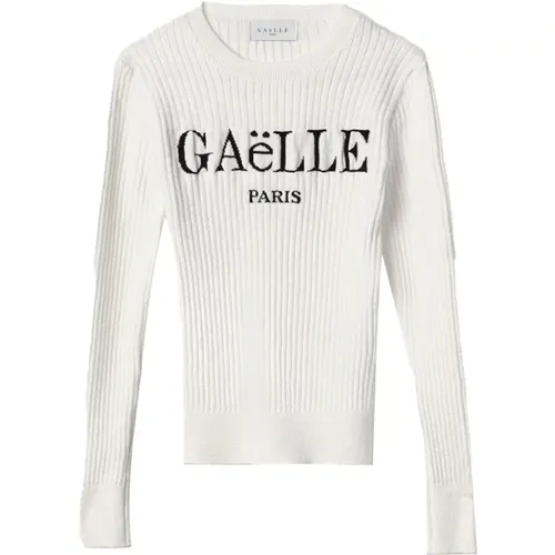 Weißer Pullover für Frauen , Damen, Größe: L - Gaëlle Paris - Modalova