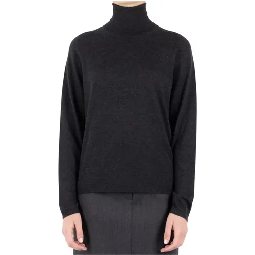 Kaschmir Anthrazit Pullover , Damen, Größe: L - Max Mara - Modalova