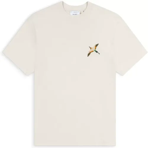 Single Bee Bird T-shirt , Herren, Größe: S - Axel Arigato - Modalova