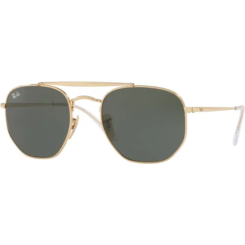 Marshal Sonnenbrille Grüne Linse Goldrahmen - Ray-Ban - Modalova