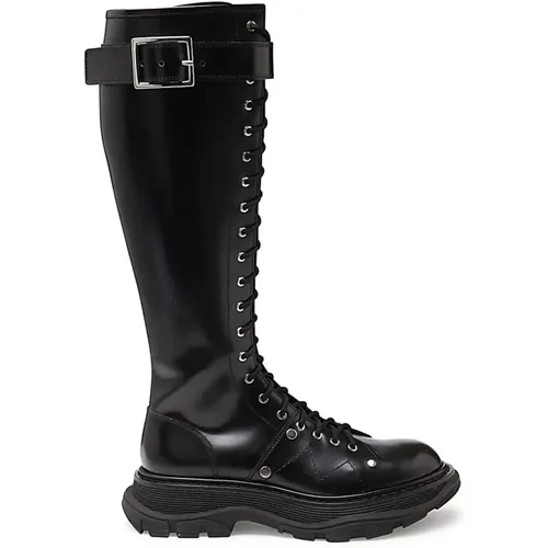 Tread Boots for Women , female, Sizes: 5 1/2 UK, 4 UK, 5 UK - alexander mcqueen - Modalova