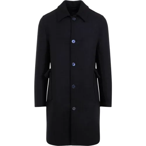 Single-Breasted Coats, male, , Size: M Wool Blend Coat Aw24 - Givenchy - Modalova