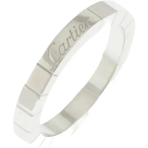 Pre-owned Jewellery, female, , Size: ONE SIZE Pre-owned White Gold rings - Cartier Vintage - Modalova