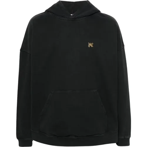Sweater with Logo Print , male, Sizes: S, L, XL, M - Palm Angels - Modalova