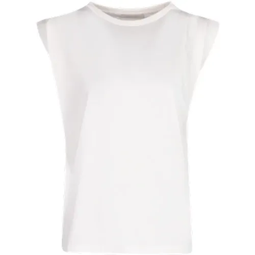 Leighton T-Shirt mit Einzigartigen Schulterdetails , Damen, Größe: M - March23 - Modalova