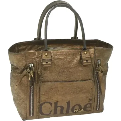 Pre-owned Tote Bags, female, , Size: ONE SIZE Pre-owned Leather totes - Chloé Pre-owned - Modalova