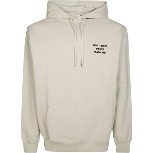 Cool Hoodie with Catchy Slogan , male, Sizes: M, L - Drole de Monsieur - Modalova