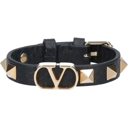 Bracelets, male, , Size: ONE SIZE Bijoux VLogo Signature Bracelet - Valentino Garavani - Modalova