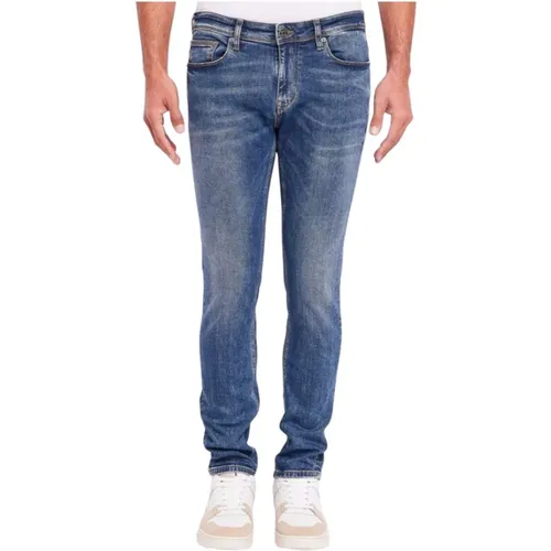 Slim-fit Denim Jeans , male, Sizes: W32, W30, W31, W28, W38, W36, W29, W33, W34 - Gaudi - Modalova