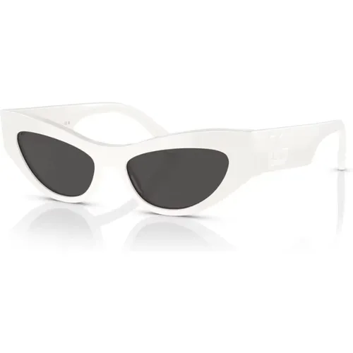 Fashion Sunglasses in and Grey , female, Sizes: 52 MM - Dolce & Gabbana - Modalova