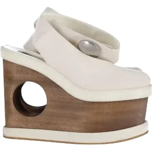 Pre-owned Cotton sandals , female, Sizes: 5 UK - Stella McCartney Pre-owned - Modalova