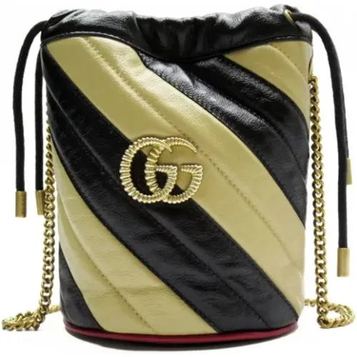 Pre-owned Bucket Bags, female, , Size: ONE SIZE Pre-owned Fabric gucci-bags - Gucci Vintage - Modalova