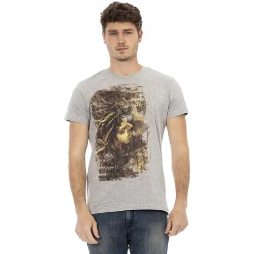 Kurzarm Rundhals T-Shirt , Herren, Größe: XL - Trussardi - Modalova