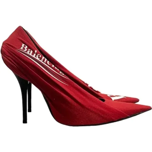 Pre-owned Pumps, female, , Size: 10 US Pre-owned Canvas heels - Balenciaga Vintage - Modalova